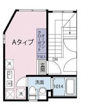 シカダナカノの間取り画像