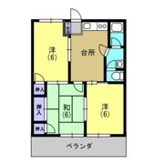 加須市花崎3丁目 貸アパートの間取り画像