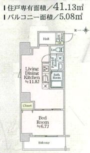 アイルグランデ浅草の間取り画像