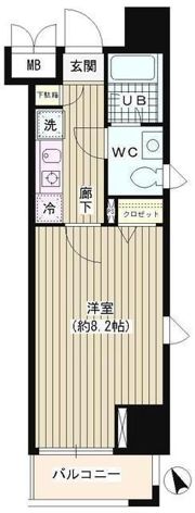 ラ・シャトン西早稲田の間取り画像