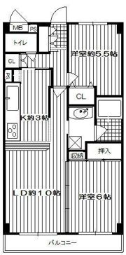 シーアイマンション東中野パークサイドの間取り画像