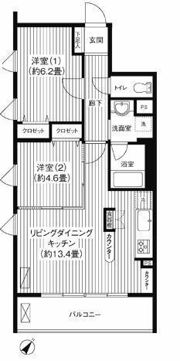 シエールグラン上池台の間取り画像
