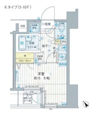 フォレシティ六本木の間取り画像