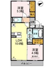 プラージュ sakigakeの間取り画像