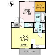 エトワール広田Bの間取り画像
