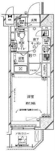 セジョリ江戸川橋の間取り画像