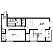 シャルム蓮池B棟の間取り画像
