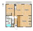 ロイヤルマンション黒髪の間取り画像