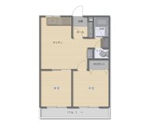 メゾンドタカの間取り画像