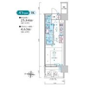 リヴシティ新栄の間取り画像