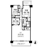 白壁パーク・ホームズの間取り画像