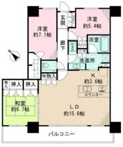 キャナルファーストタワーの間取り画像
