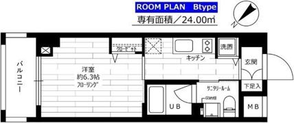グランドコンシェルジュ早稲田の間取り画像