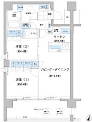 ガーデニエール砧レジデンスの間取り画像