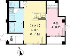 コーポ340の間取り画像