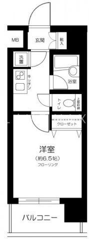 パレステュディオ田町の間取り画像