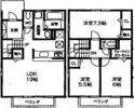 ヴィラ堂筋 C棟の間取り画像