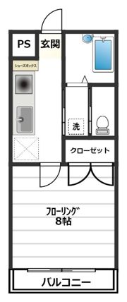 ナロージュの間取り画像