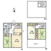 大成町戸建の間取り画像