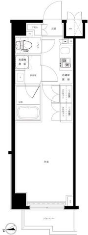 ルーブル蒲田十番館の間取り画像