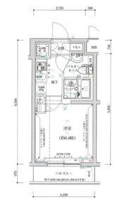 スパシエ新宿哲学堂公園の間取り画像