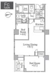 レジディア西小山の間取り画像