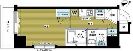 ZOOM銀座東の間取り画像