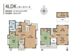 鴻巣箕田貸家の間取り画像