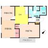 エメラルドBの間取り画像