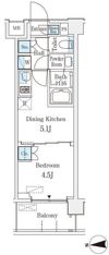 ベルファース品川大井町の間取り画像