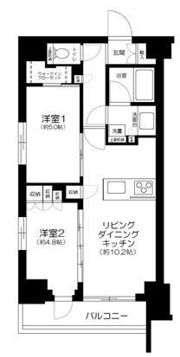 レジデンスノーブル三ノ輪の間取り画像