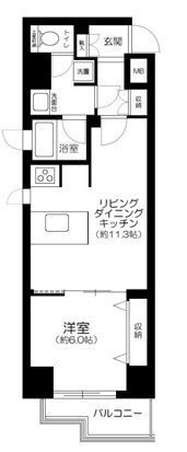 ハピネ蔵前鳥越の間取り画像