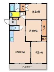 グランドヴィレッジ田吉の間取り画像