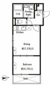 プライマル東新宿の間取り画像
