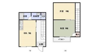藤沼ハイツの間取り画像