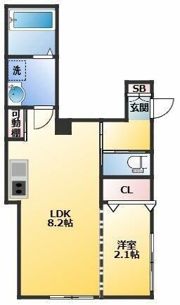 ラプティートヴィラ神楽坂の間取り画像