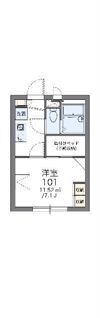 レオパレスメゾン 紗々の間取り画像
