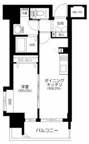 グローベル新大久保マスターズゲートの間取り画像