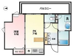 グランドテラス新宿の間取り画像