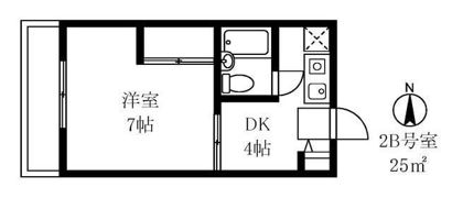 ヴィレッジ1の間取り画像