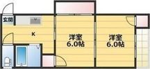 東豊中ハイツの間取り画像