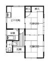 加須市土手2－5－11平屋 D棟の間取り画像