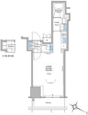 ルフォンプログレ北新宿の間取り画像