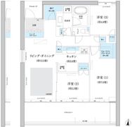 ガーデニエール砧 WESTの間取り画像