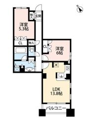 ザ・パームス日本橋の間取り画像
