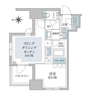 リビオレゾン三田の間取り画像