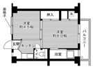 ビレッジハウス忠岡3号棟の間取り画像