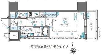 ZOOM東新宿の間取り画像