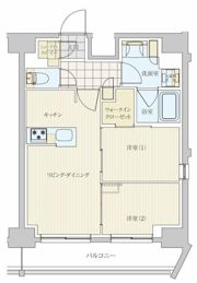 リビオメゾン戸越銀座の間取り画像