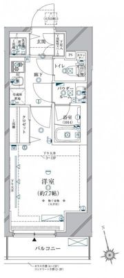 クレイシア三軒茶屋の間取り画像
